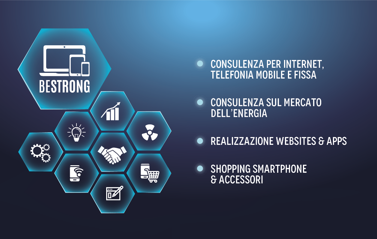 BE STRONG agenzia multibrand telefonia, luce e gas